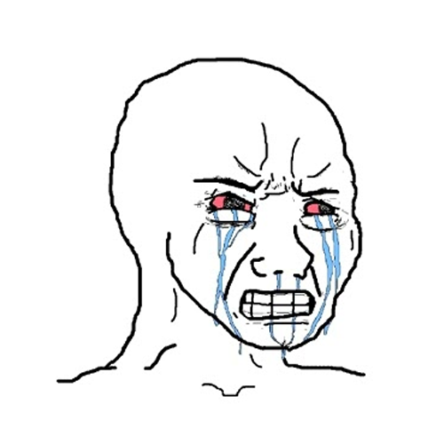 Wojak llorando